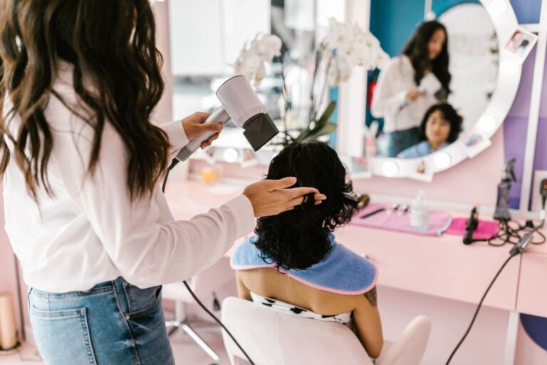 blow dry
